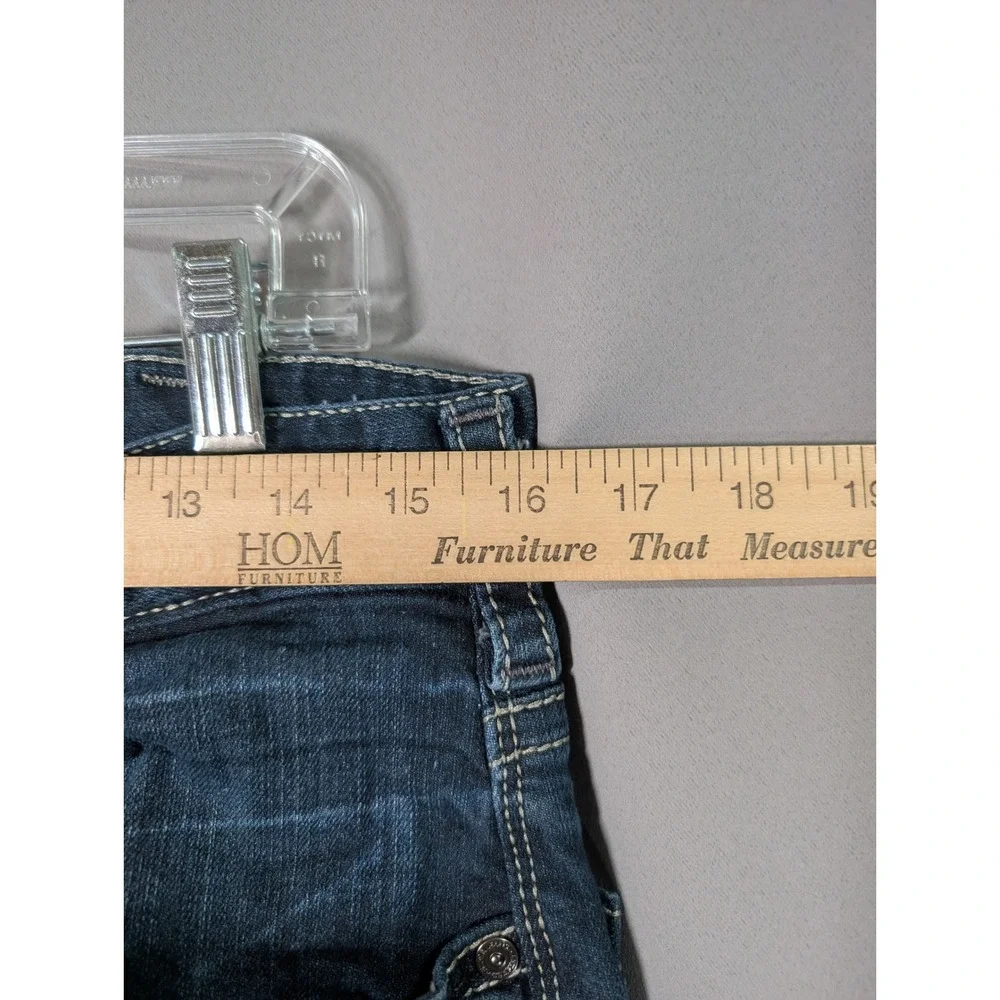 Silver Eddie Jeans Mens 32x30 Blue Relaxed Straight